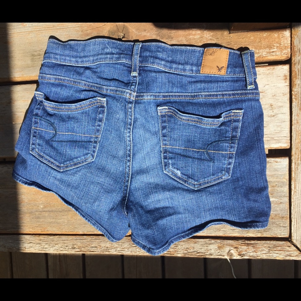 Denim shorts